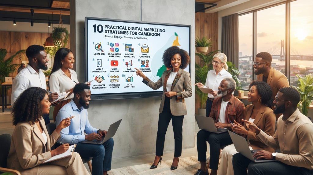 Digital marketing strategies for businesses in Cameroon