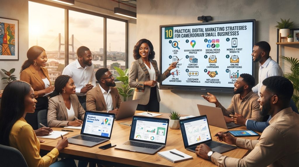 Digital marketing for small businesses in Cameroon